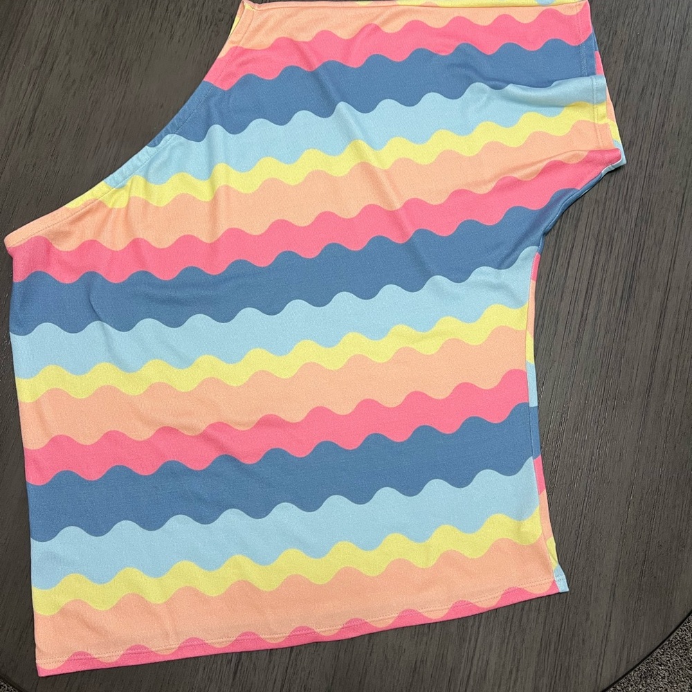 MACARON Multicolor Striped Top